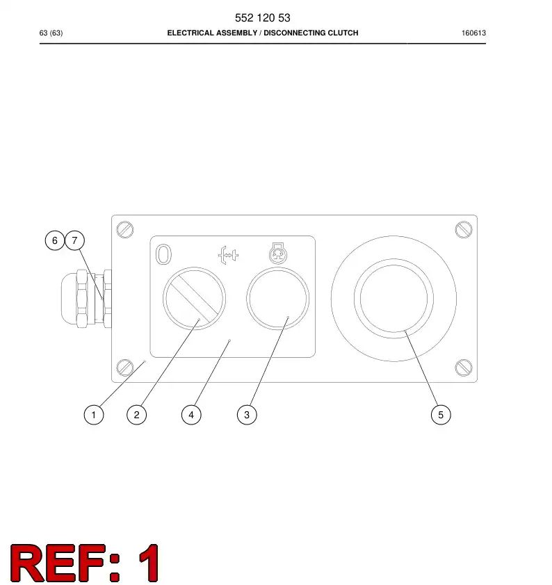 85395729 853 957 29 Cabinet - Sandvik Technical Drawing