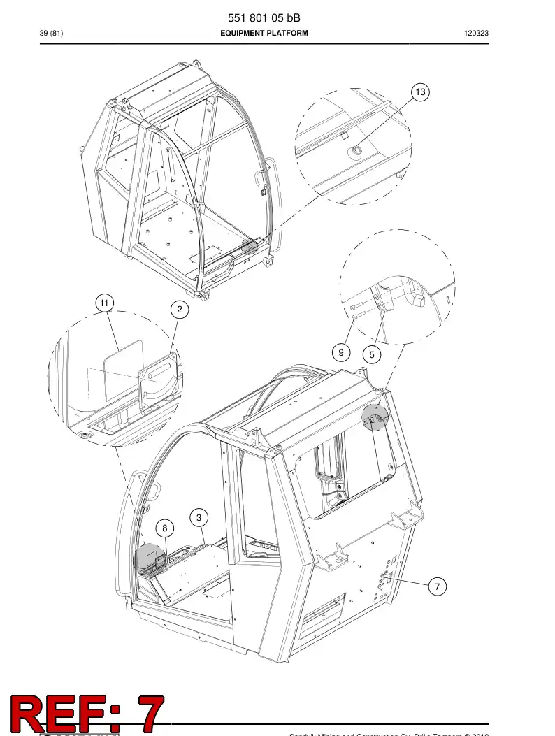 85493719 854 937 19 Ring, Rubber - Sandvik Technical Drawing