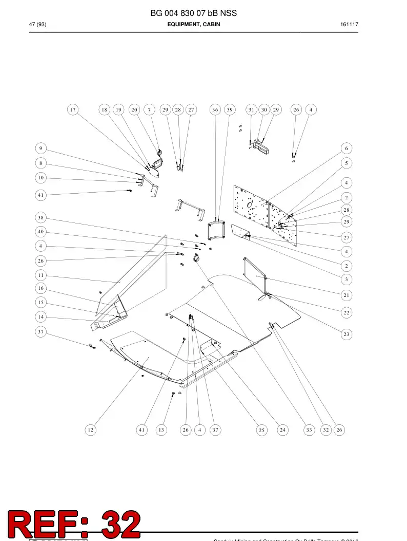 85535409a 855 354 09a Washer - Sandvik Technical Drawing
