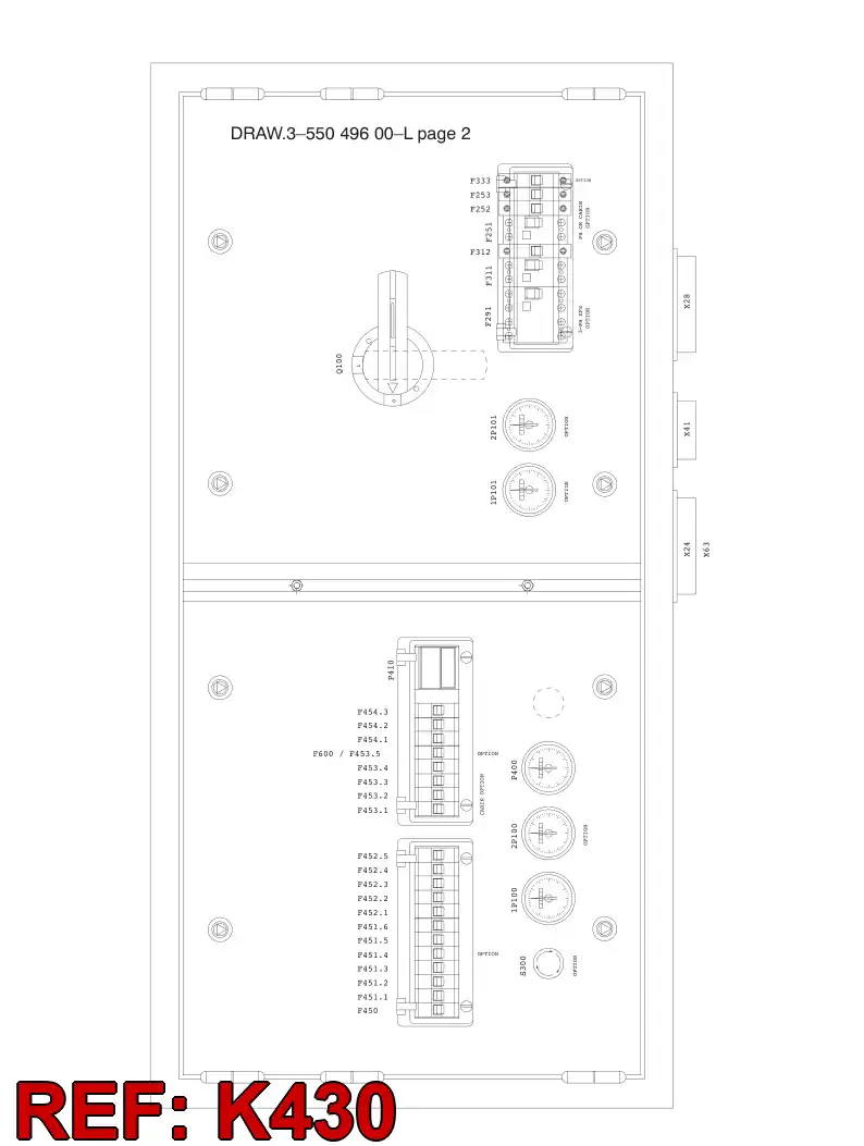 85543819 855 438 19 Conctactor - Sandvik Technical Drawing
