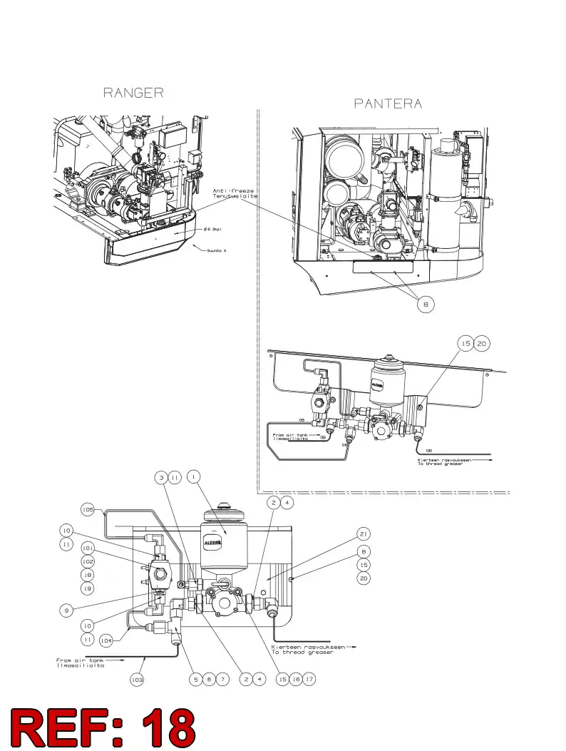 85580519 855 805 19 HEXAGON SOCKET HEAD SCREW (FULL THREAD) - Sandvik Technical Drawing