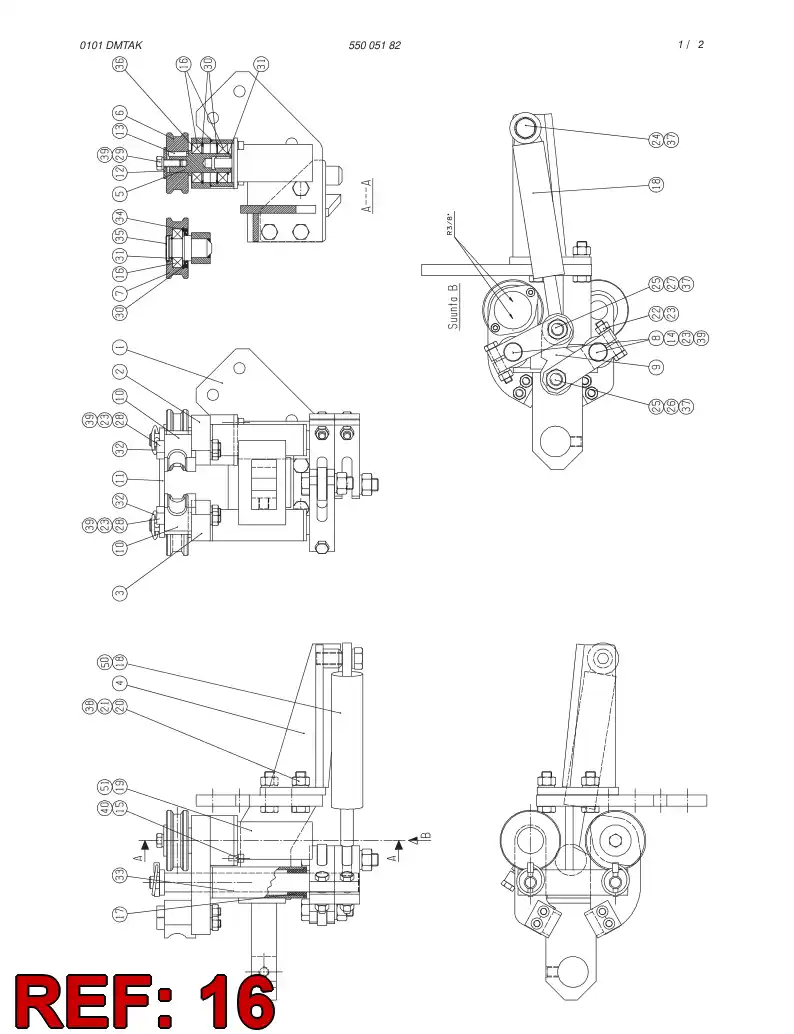 85580929 855 809 29 Bearing, Ball, Deep Groove - Sandvik Technical Drawing