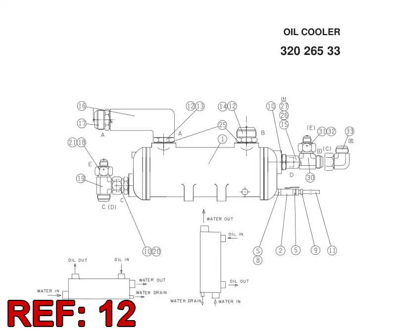 85584279 855 842 79 STRAIGHT THREAD ADAPTER - Sandvik Technical Drawing