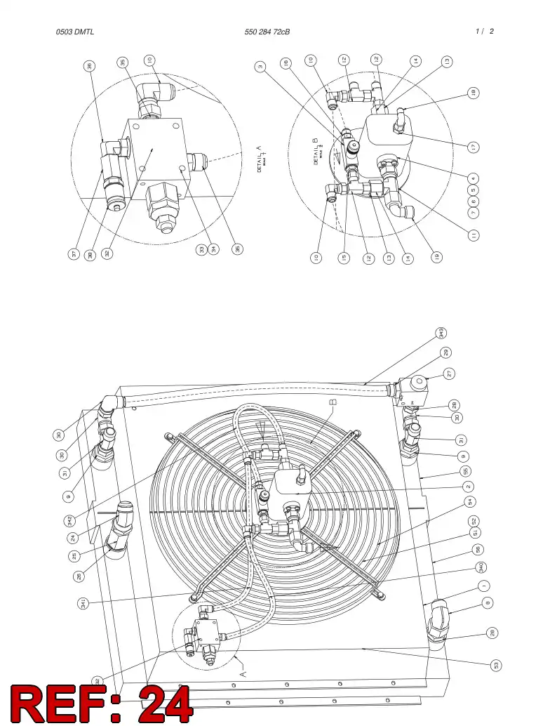 85591839 855 918 39 ELBOW PARA SWIVEL NUT 45 - Sandvik Technical Drawing