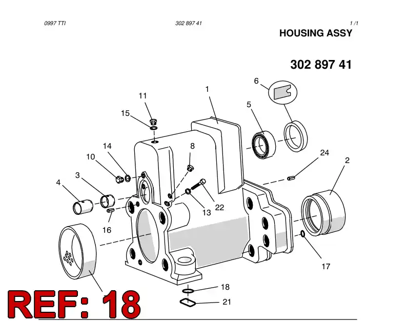 85596889 855 968 89 O-RING - Sandvik Technical Drawing