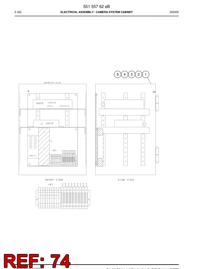85604709 856 047 09 Fuse - Sandvik Technical Drawing
