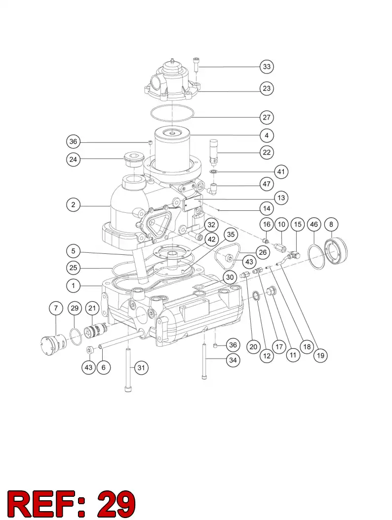 85646299 856 462 99 O-RING - Sandvik Technical Drawing