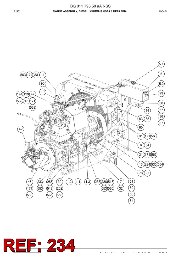 85668709 856 687 09 Screw, Hexagon Head - Sandvik Technical Drawing