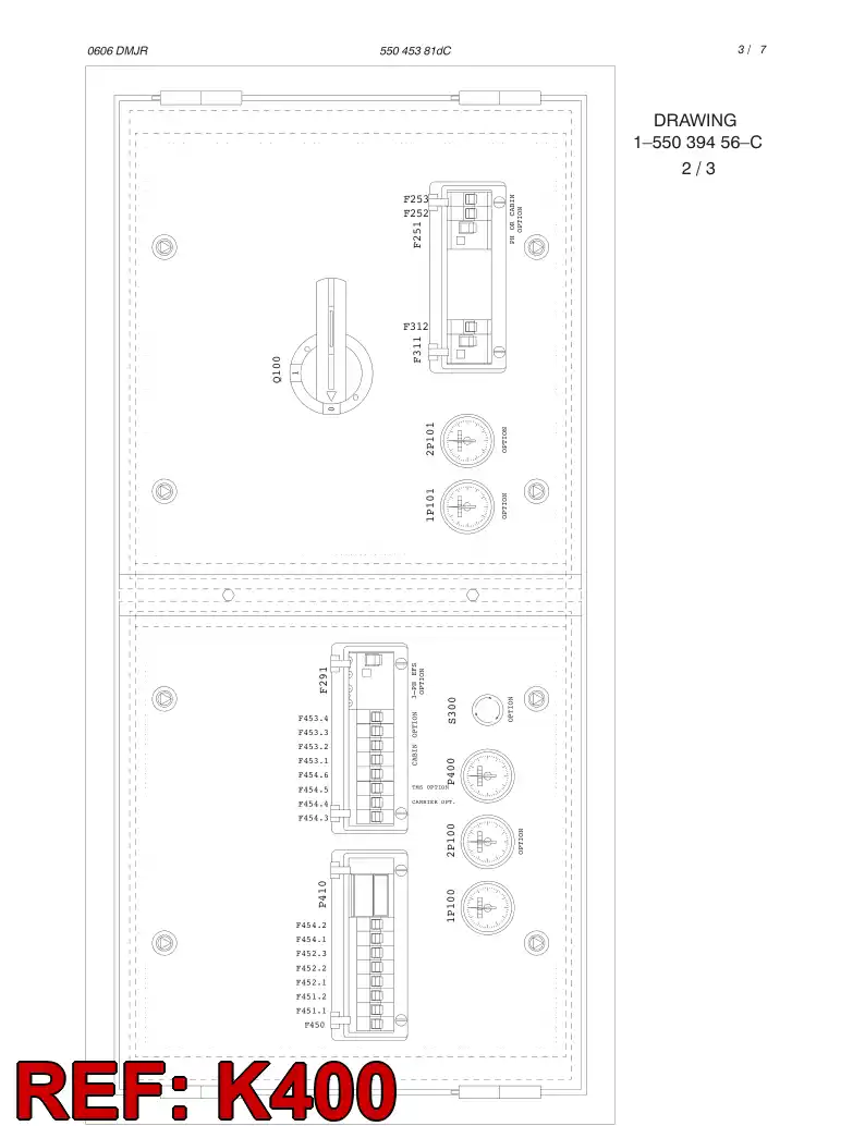 85674799 856 747 99 Conctactor - Sandvik Technical Drawing
