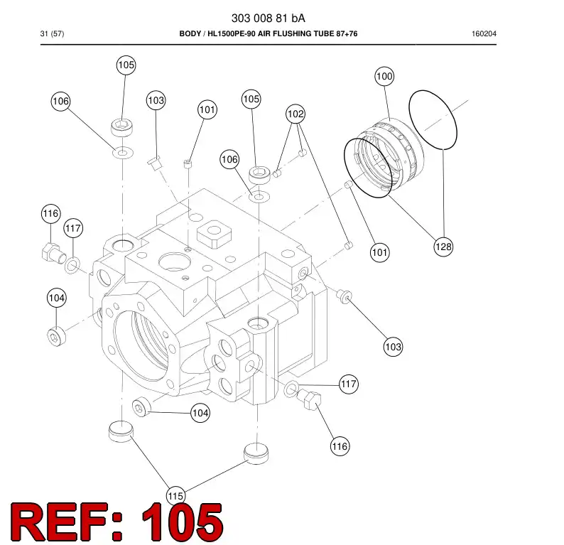 85717509 857 175 09 BUJO - Sandvik Technical Drawing