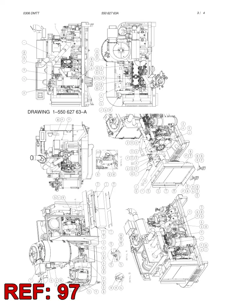 85722469 857 224 69 HEXAGON HEAD SCREW - Sandvik Technical Drawing
