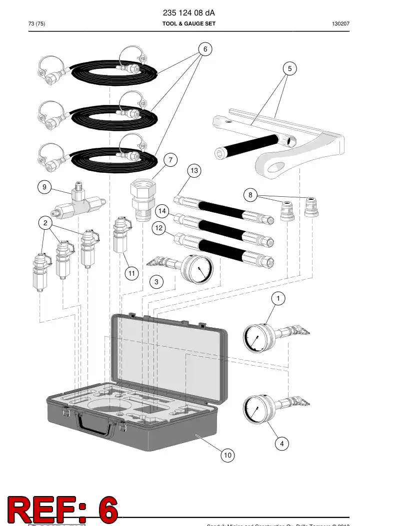 857 270 09a Hose Assembly, Hydraulic - drawing