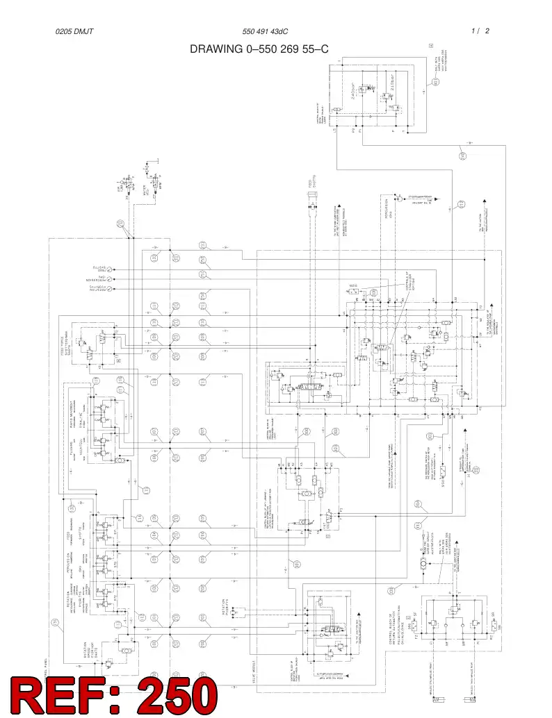 85727129 857 271 29 HIGH PRESSURE HOSE ASSEMBLY - Sandvik Technical Drawing