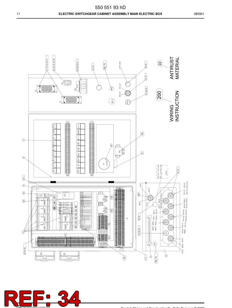 85806049a 858 060 49a Cover - Sandvik Technical Drawing