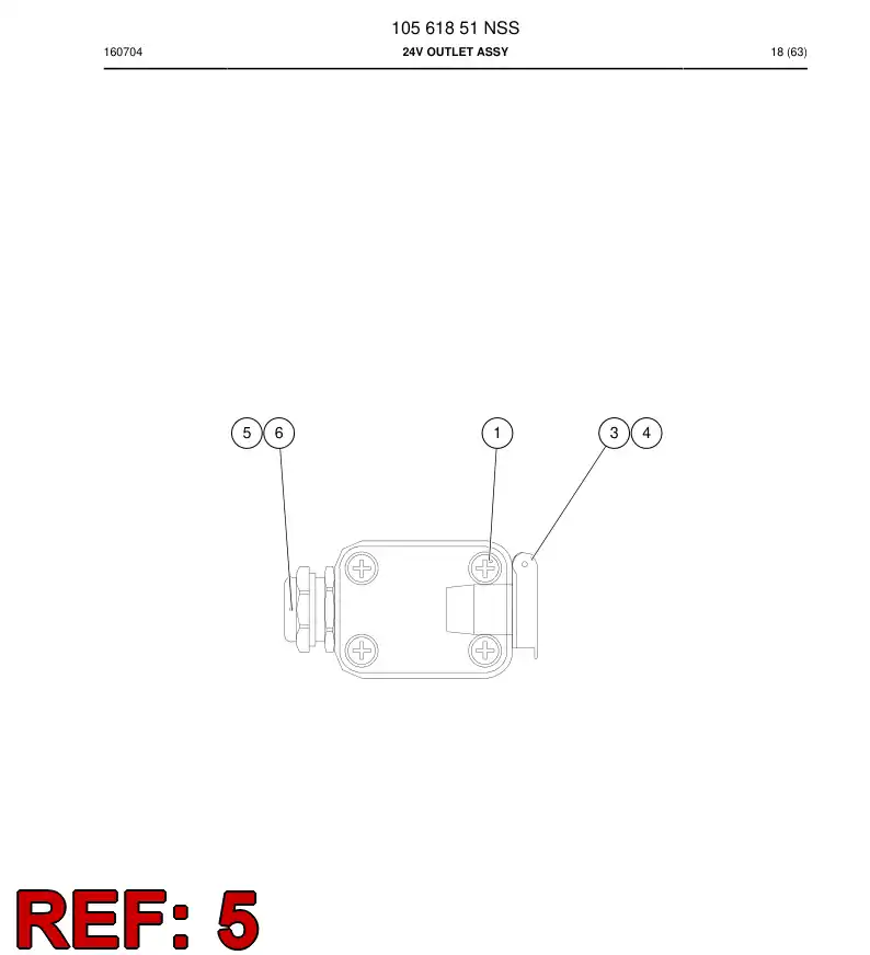 85824239a 858 242 39a Gland, Cable - Sandvik Technical Drawing