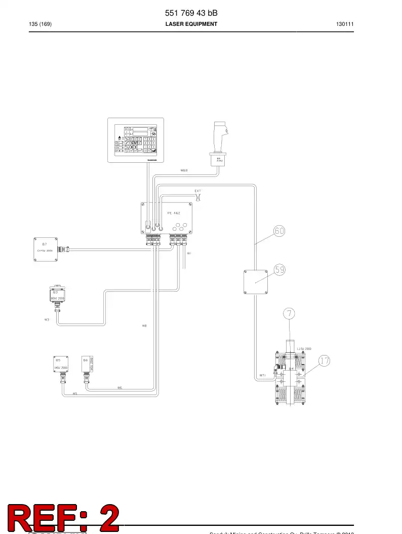 85849369 858 493 69 Damper, Vibration - Sandvik Technical Drawing