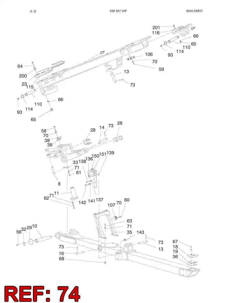 85890169 858 901 69 SPRING PIN - Sandvik Technical Drawing