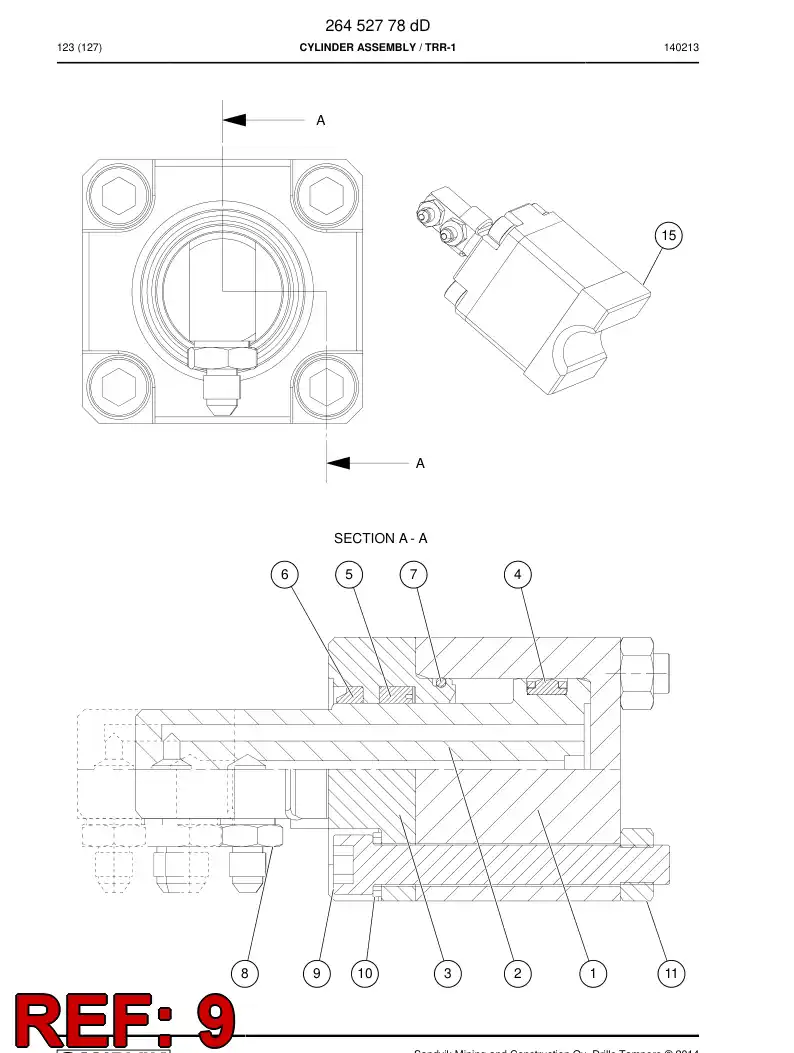 86324759a 863 247 59a Hexagon socket head screw - Sandvik Technical Drawing