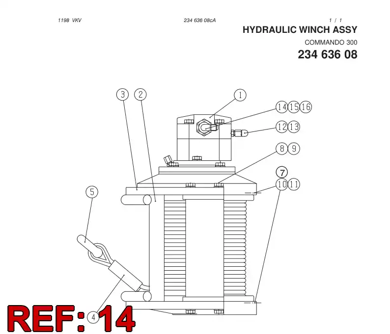 86405439 864 054 39 STRAIGHT THREAD ELBOW - Sandvik Technical Drawing
