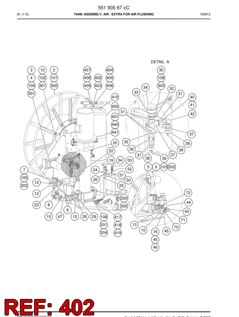 86432239a 864 322 39a Straight thread adapter - Sandvik Technical Drawing