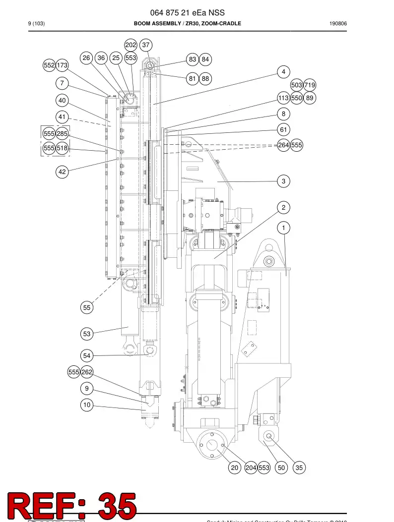 86536439b 865 364 39b Hexagon head screw - Sandvik Technical Drawing