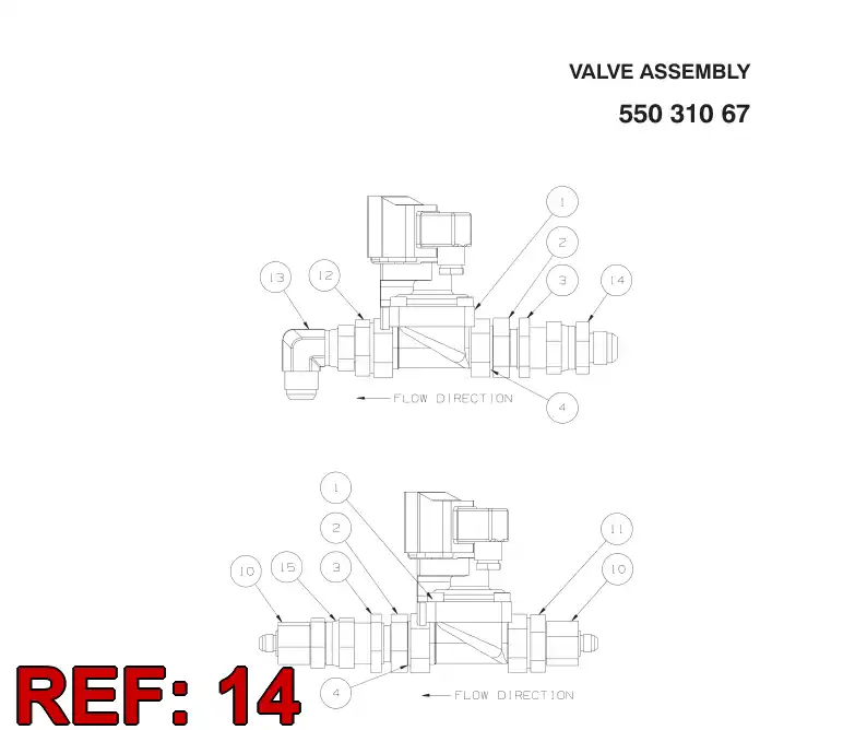 86541549 865 415 49 ADAPTER (HYDRAULIC) - Sandvik Technical Drawing