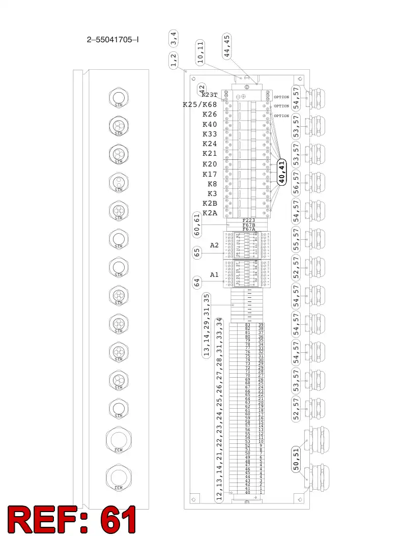 86541679 865 416 79 FUSIBLE - Sandvik Technical Drawing