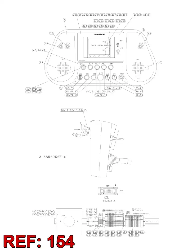 86541709 865 417 09 Fuse - Sandvik Technical Drawing
