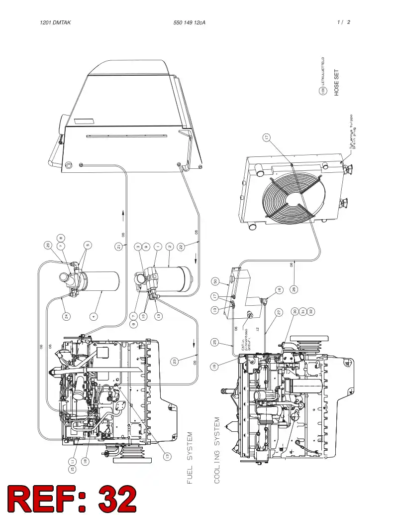 86548899 865 488 99 SWIVEL NUT ELBOW 45 - Sandvik Technical Drawing