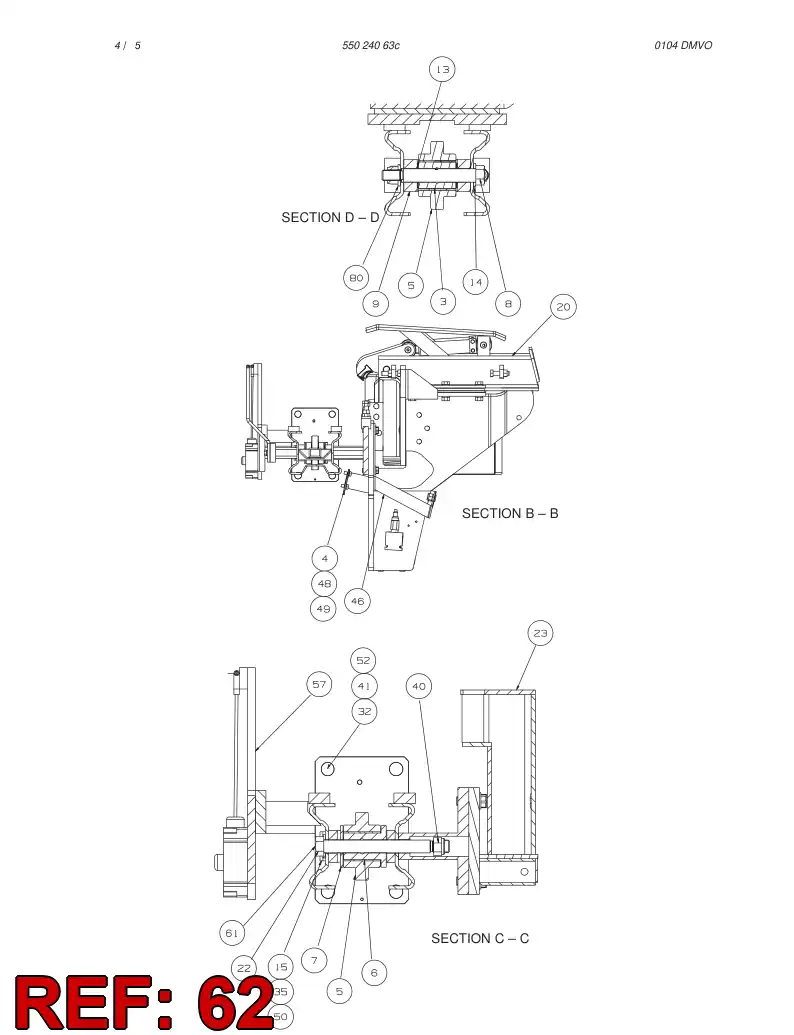86564789 865 647 89 Link, Chain - Sandvik Technical Drawing