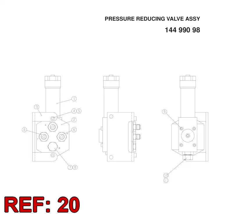 86583319 865 833 19 SEAL KIT ASSY - Sandvik Technical Drawing