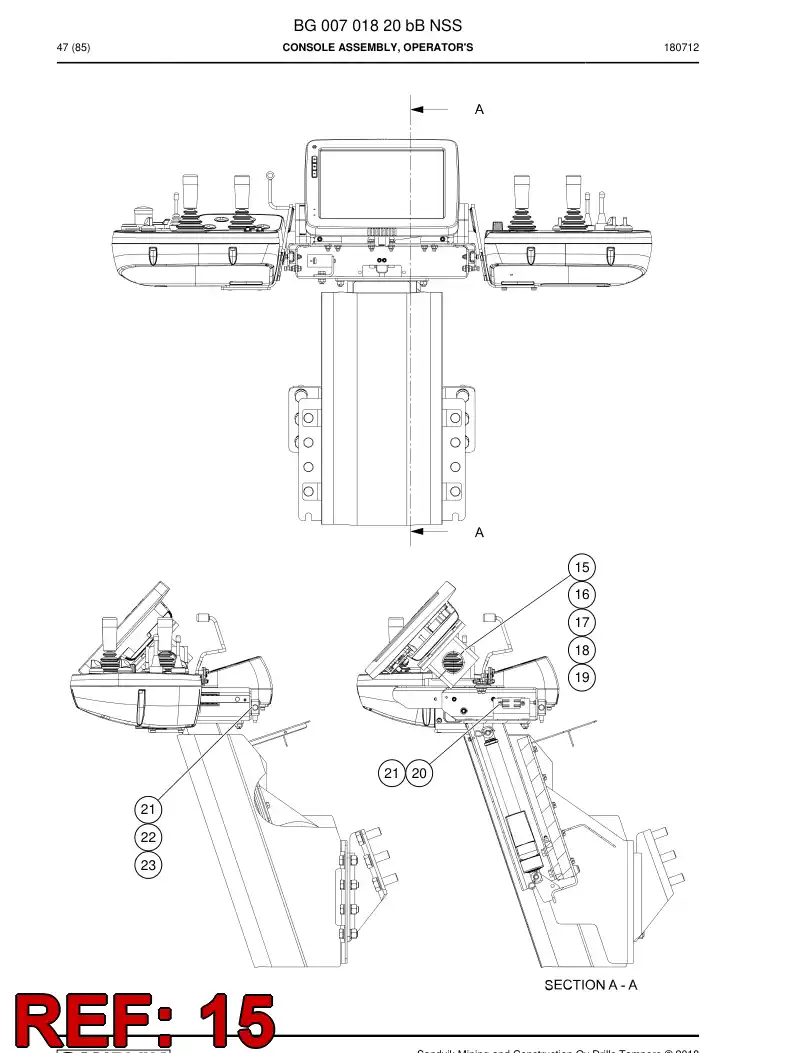 86583579 865 835 79 Clamp, Pipe - Sandvik Technical Drawing