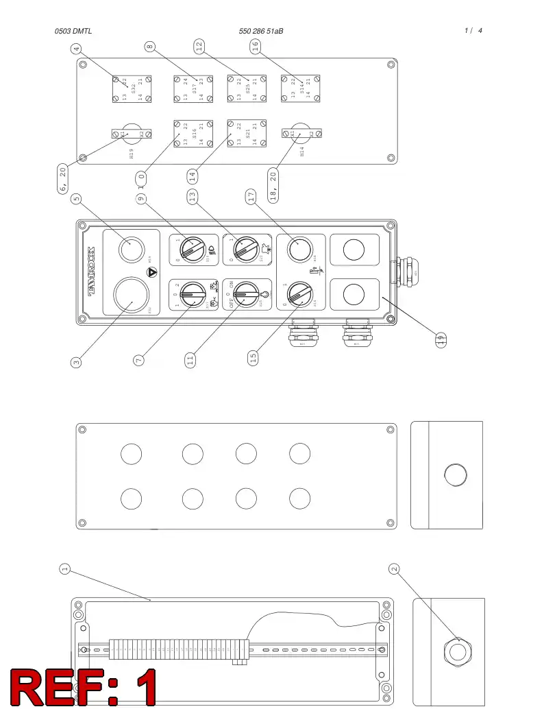 86609519 866 095 19 BOX - Sandvik Technical Drawing