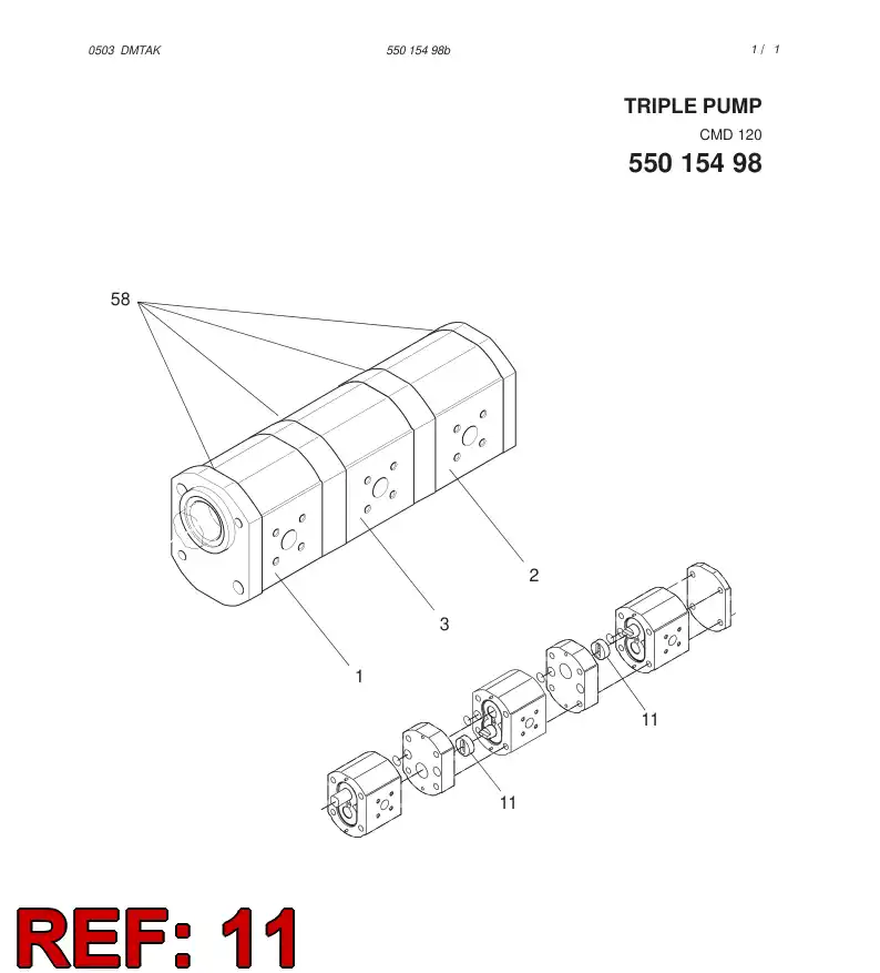 86611299 866 112 99 COUPLING - Sandvik Technical Drawing