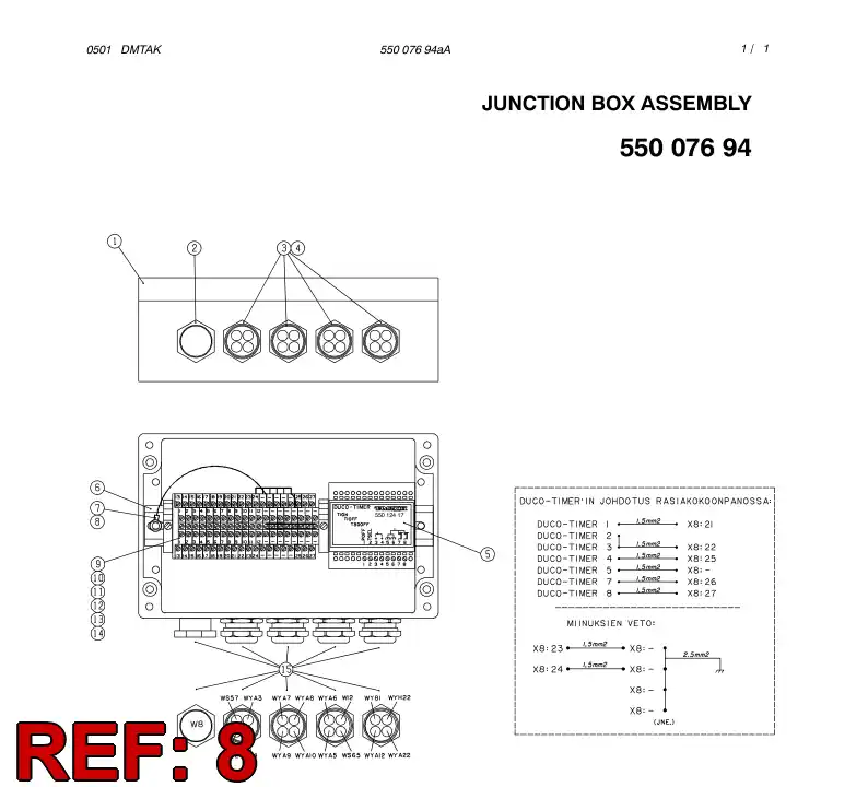 86615639 866 156 39 WIRE - Sandvik Technical Drawing