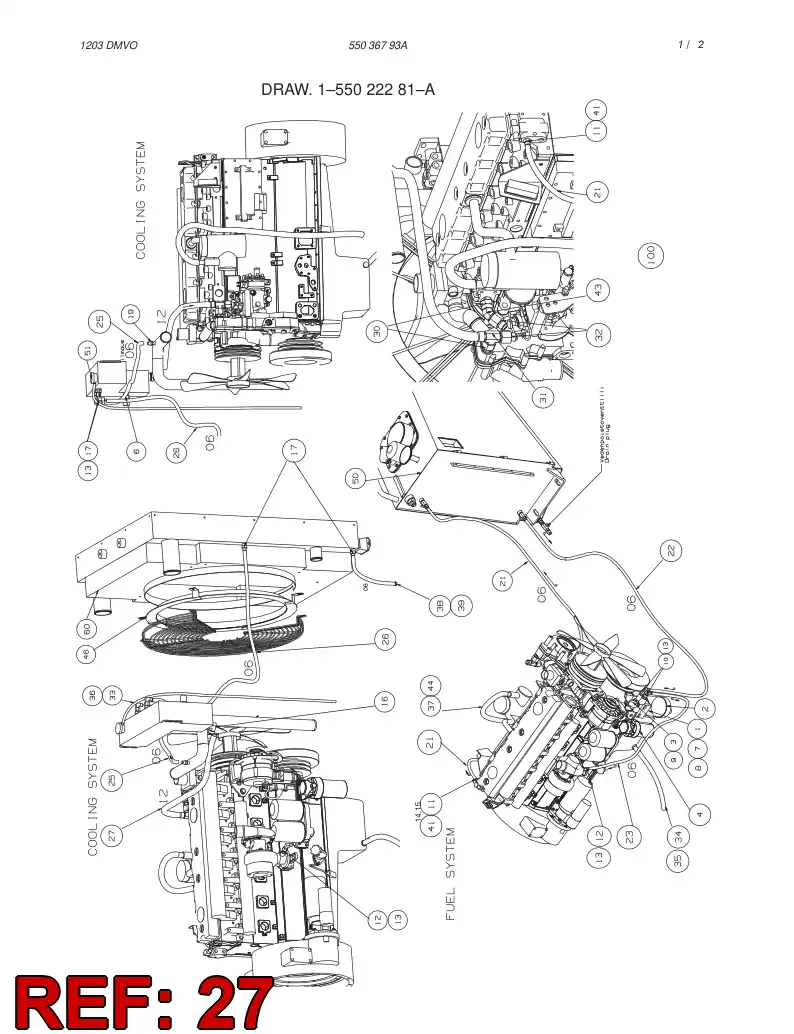 86624379 866 243 79 HOSE ASSY - Sandvik Technical Drawing