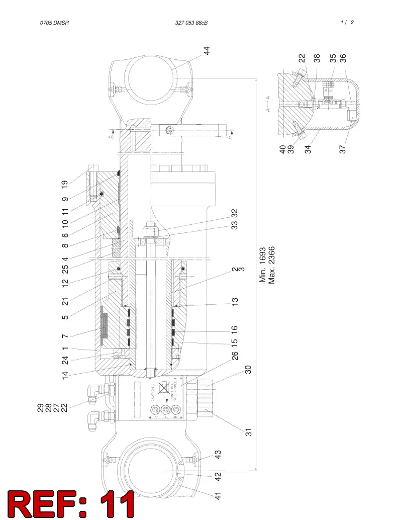 86635699 866 356 99 O-RING - Sandvik Technical Drawing