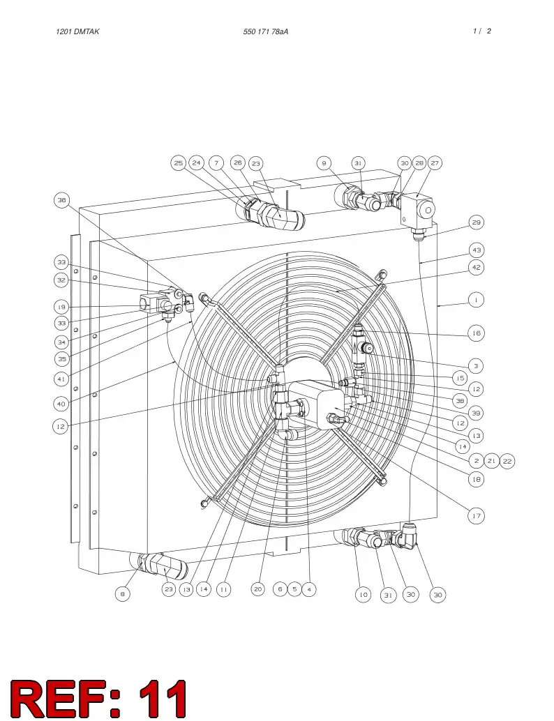 86636319 866 363 19 SWIVEL NUT BRANCH TEE - Sandvik Technical Drawing