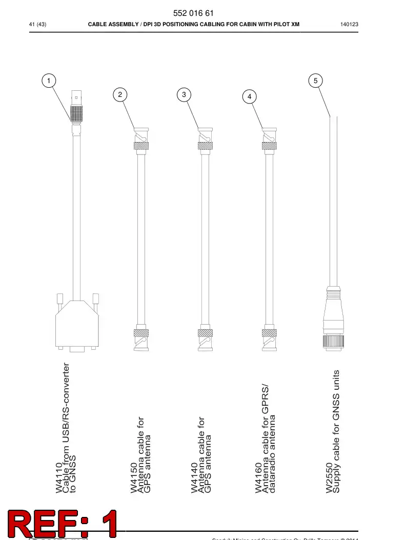 86642309a 866 423 09a Cover, Terminal - Sandvik Technical Drawing
