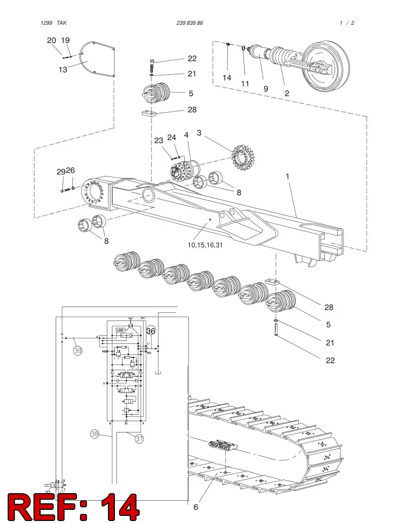 86663119 866 631 19 GREASE NIPPLE - Sandvik Technical Drawing
