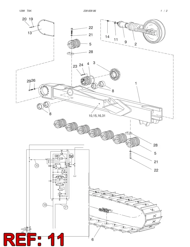 86663249 866 632 49 GASKET - Sandvik Technical Drawing