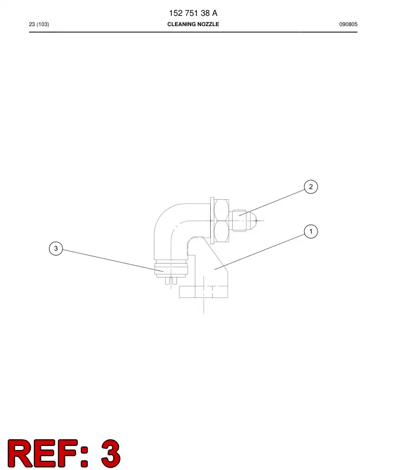 86678219 866 782 19 Nozzle - Sandvik Technical Drawing