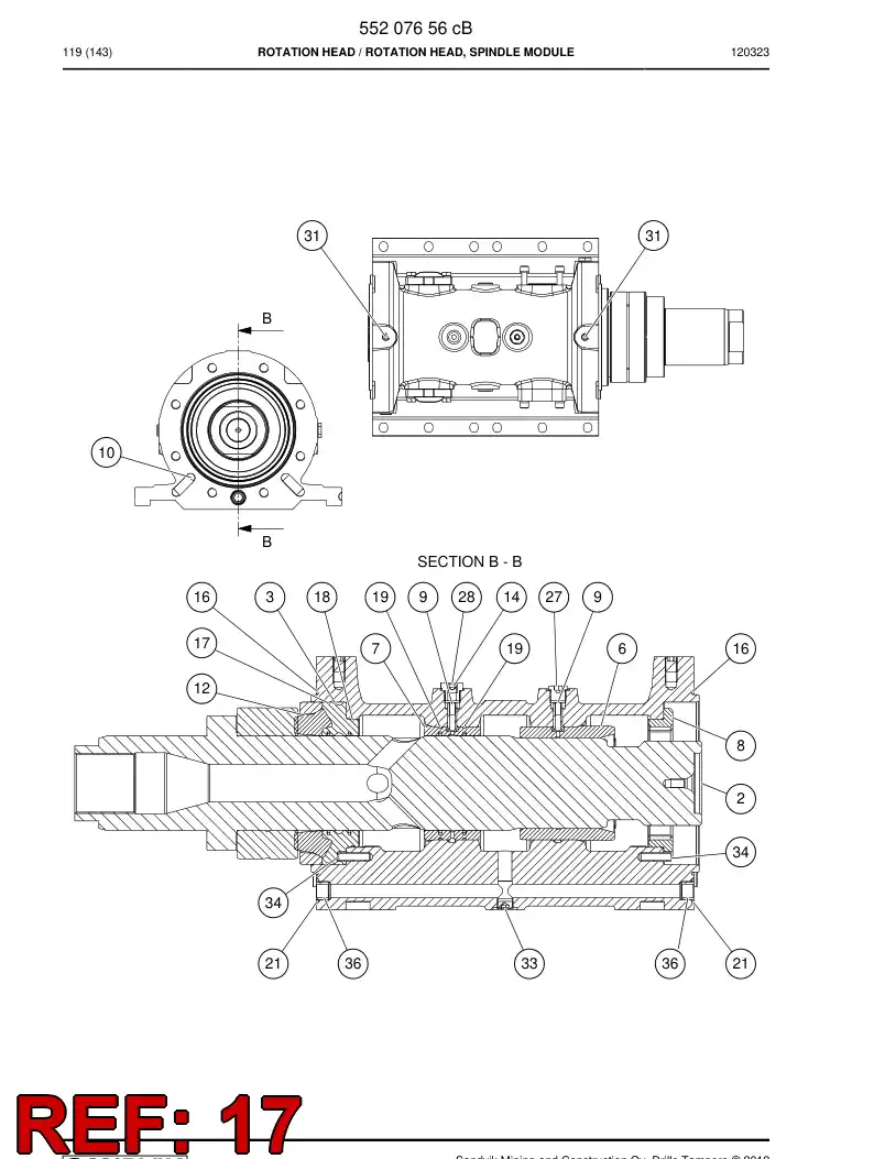 86681159b 866 811 59b O-ring - Sandvik Technical Drawing