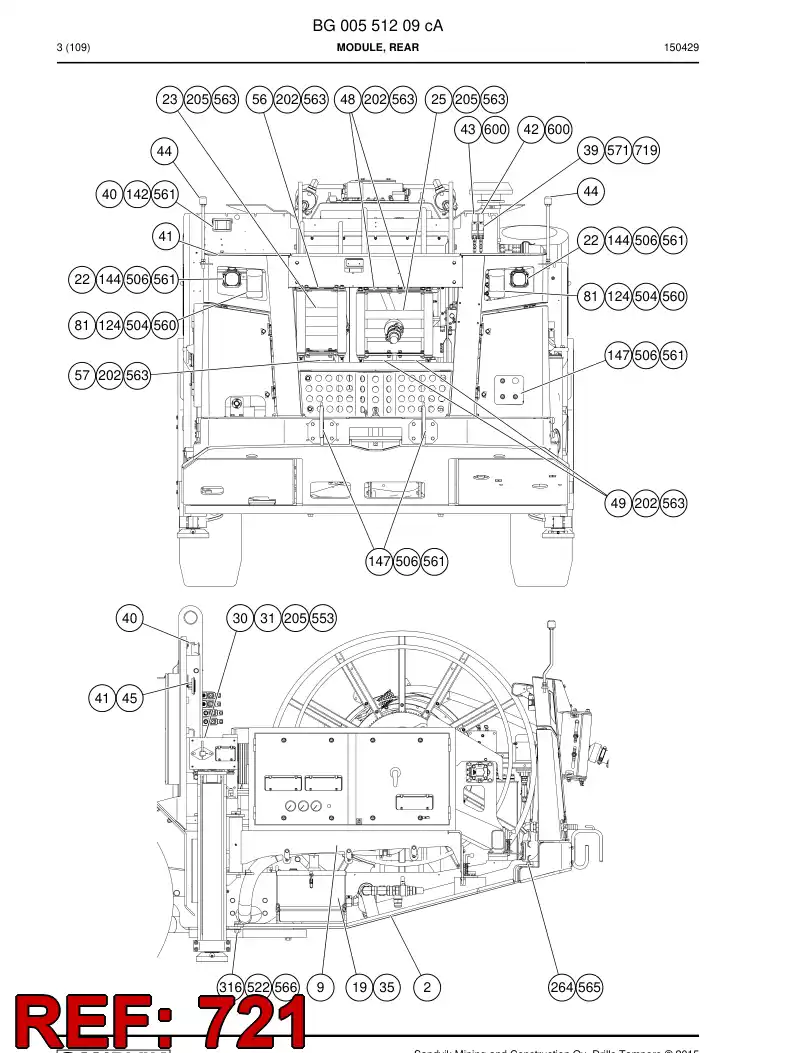 86720759 867 207 59 Hexagon socket head screw - Sandvik Technical Drawing