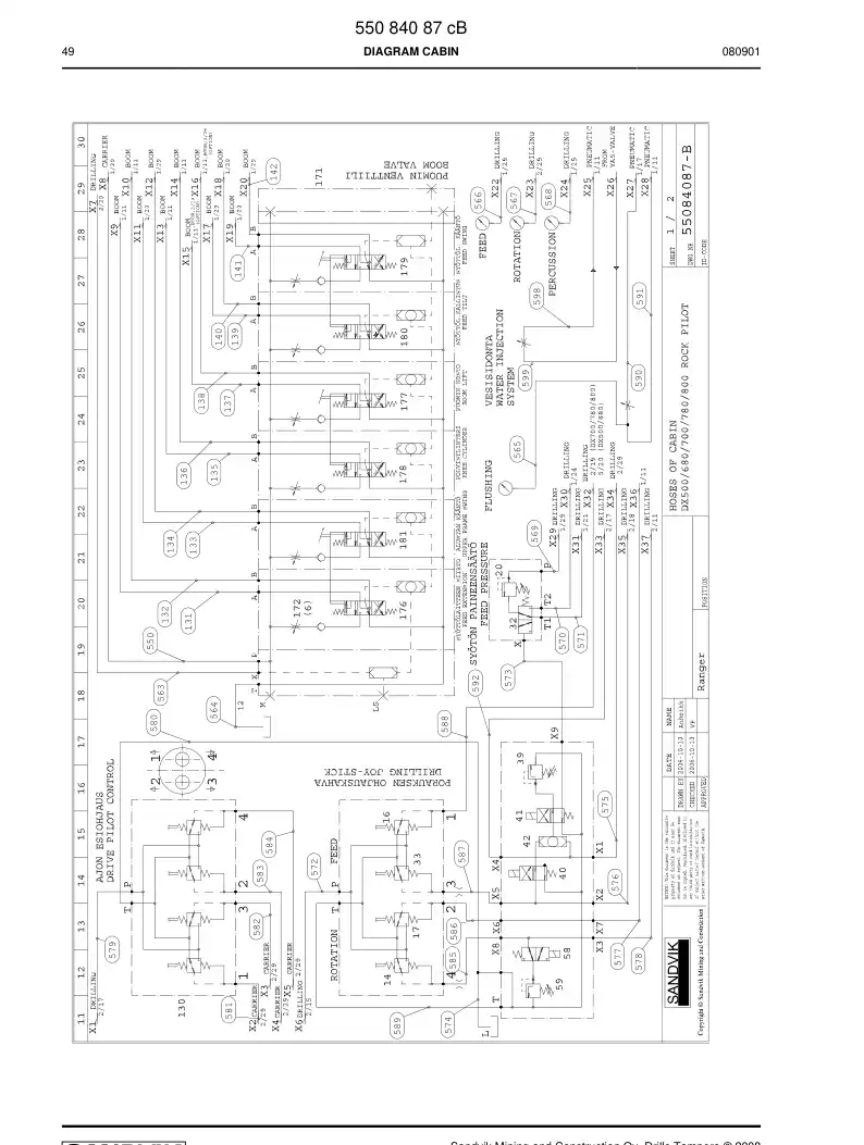 867 742 99a Hose Assembly, Hydraulic - drawing
