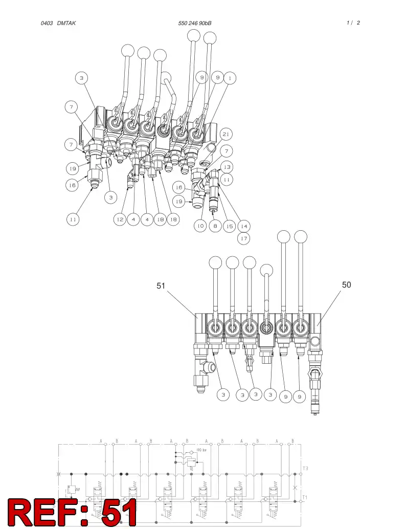 86780439 867 804 39 OUTLET SECTION - Sandvik Technical Drawing