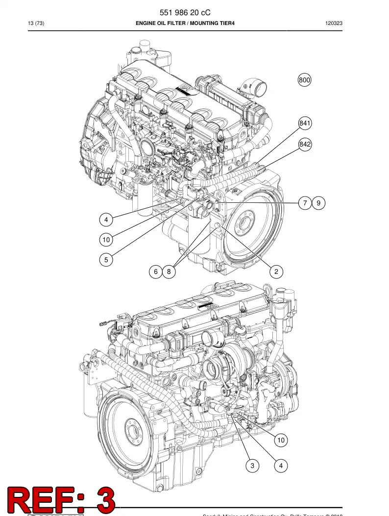 86781609 867 816 09 Straight thread adapter - Sandvik Technical Drawing