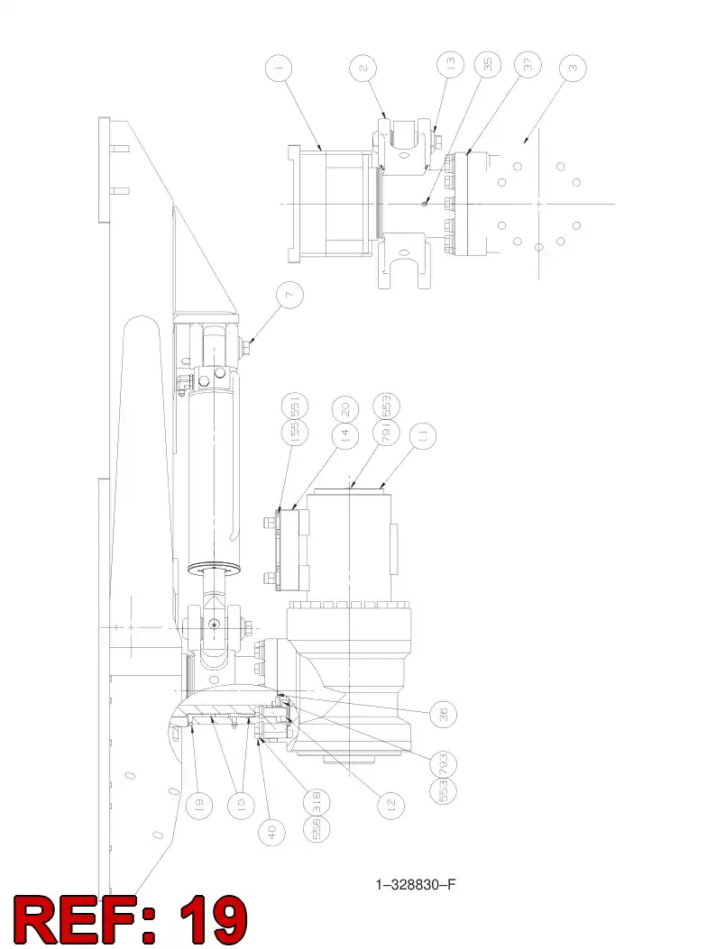 86793649 867 936 49 Seal, V - Sandvik Technical Drawing