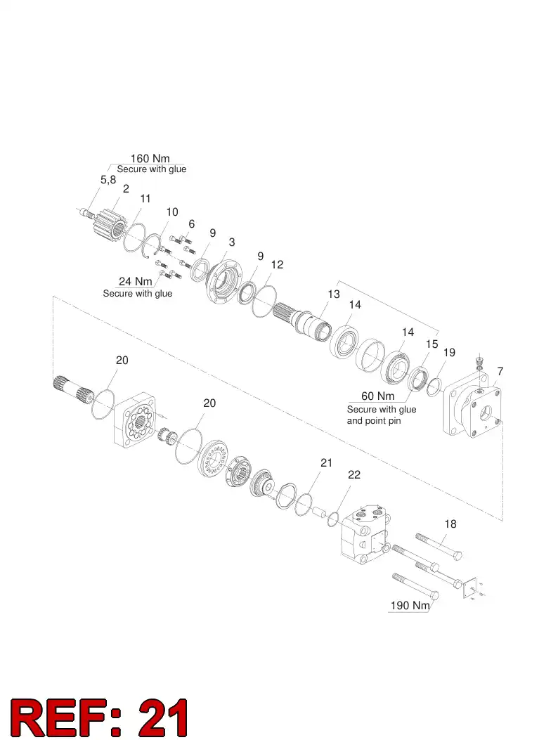 86839369 868 393 69 O-Ring - Sandvik Technical Drawing