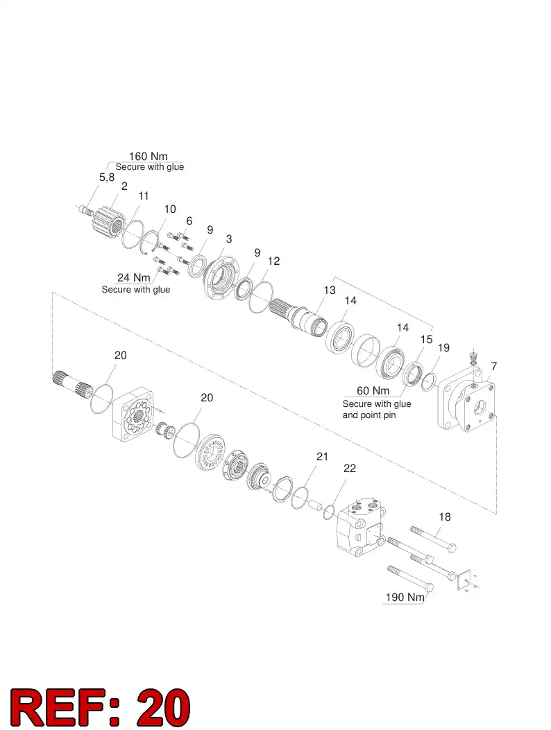 86839779 868 397 79 O-ring - Sandvik Technical Drawing